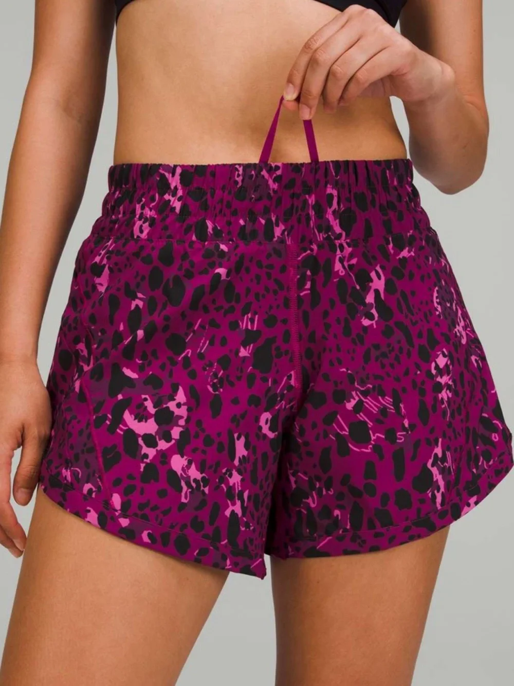 LULULEMON. Track That Shorts. Animal Print. Size 6.